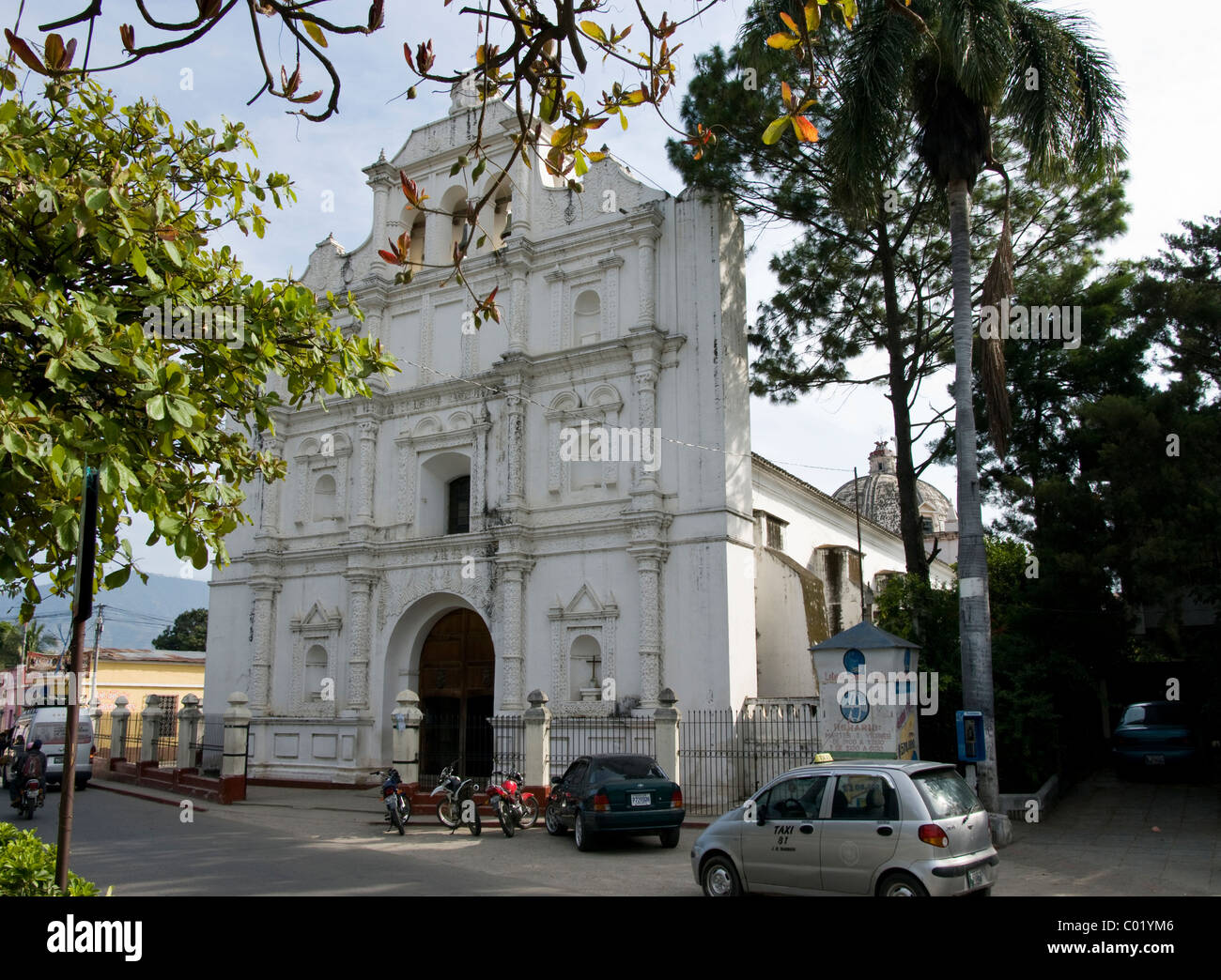 Guatemala. Baja Verapaz. Salamá città. Chiesa di San Mateo. Foto Stock