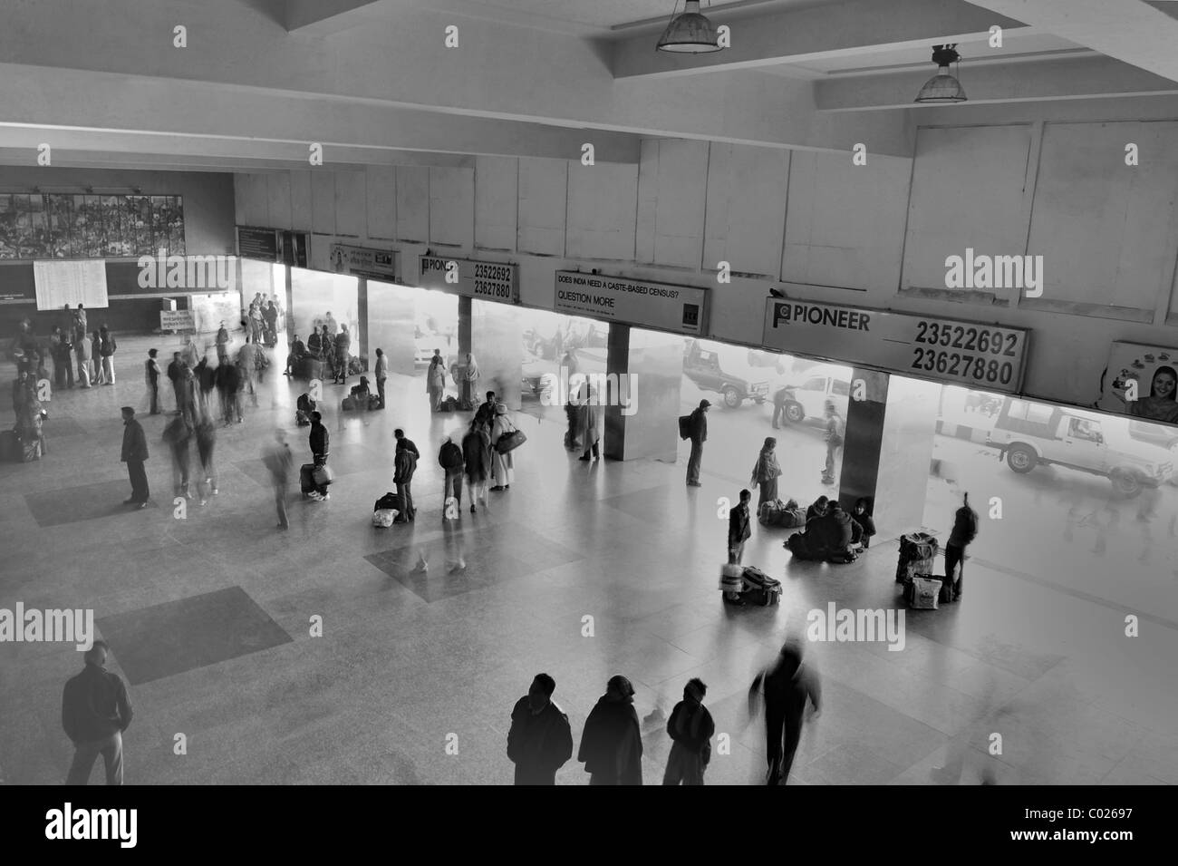 Indian business sulla strada Foto Stock