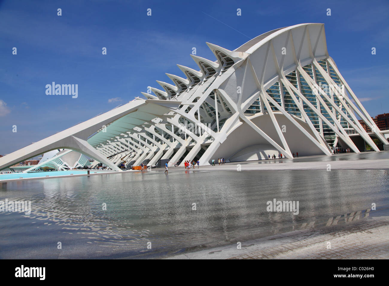 Il principe Felipe museo della scienza (la Città delle Arti e delle Scienze) Foto Stock