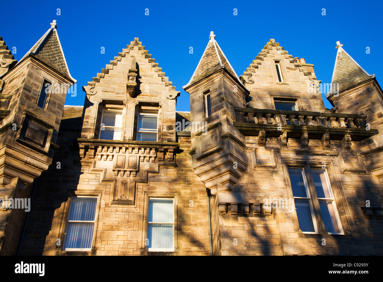 Edifici universitari lungo i punteggi St Andrews Fife Scozia Scotland Foto Stock