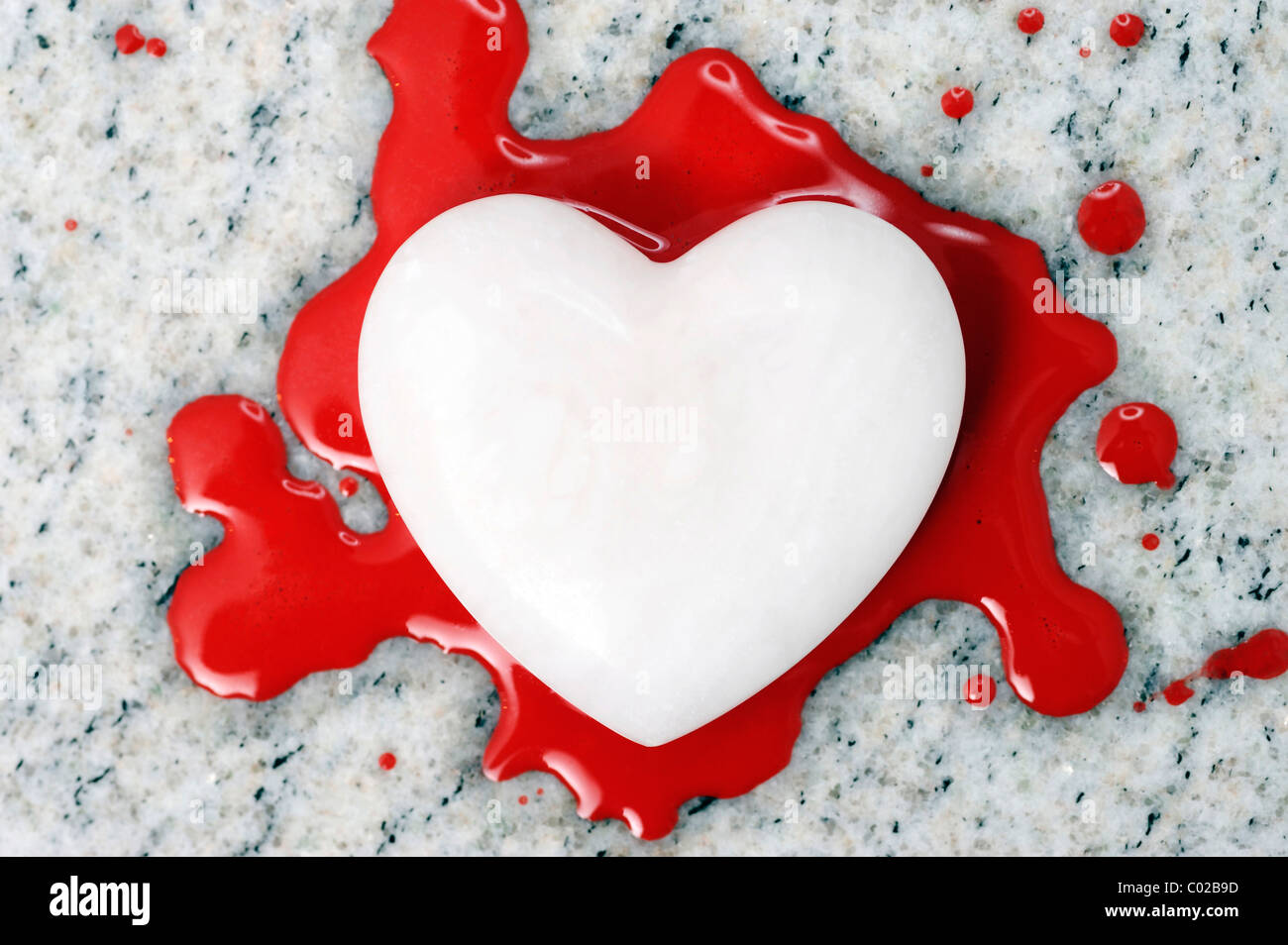 Cuore di spurgo Foto Stock