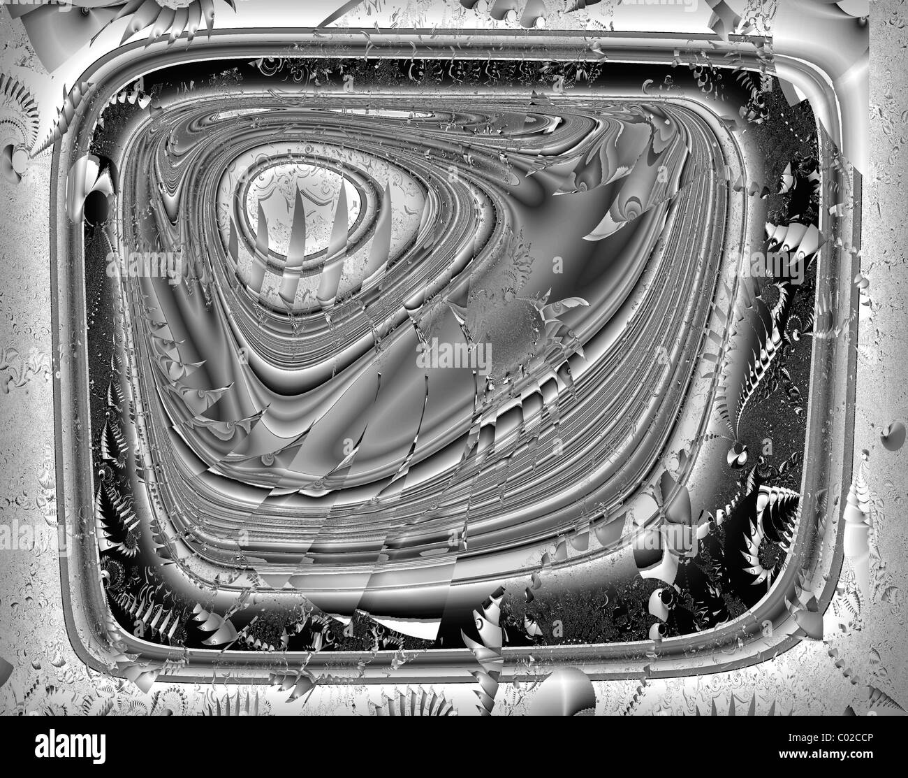 Grafica frattale, abstract Foto Stock