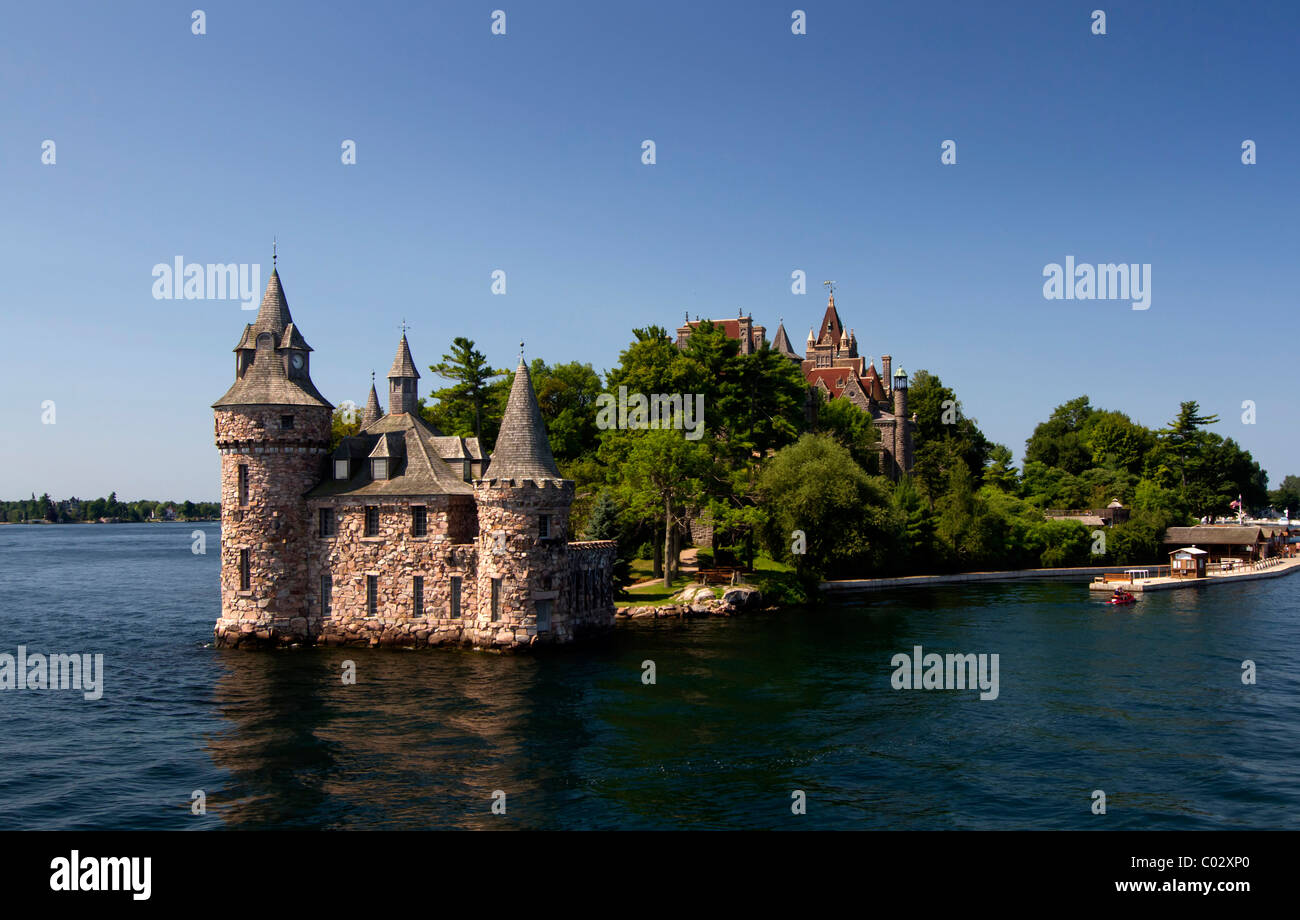 Boldt Palace, mille isole Ganaoque, Ontario, Canada Foto Stock