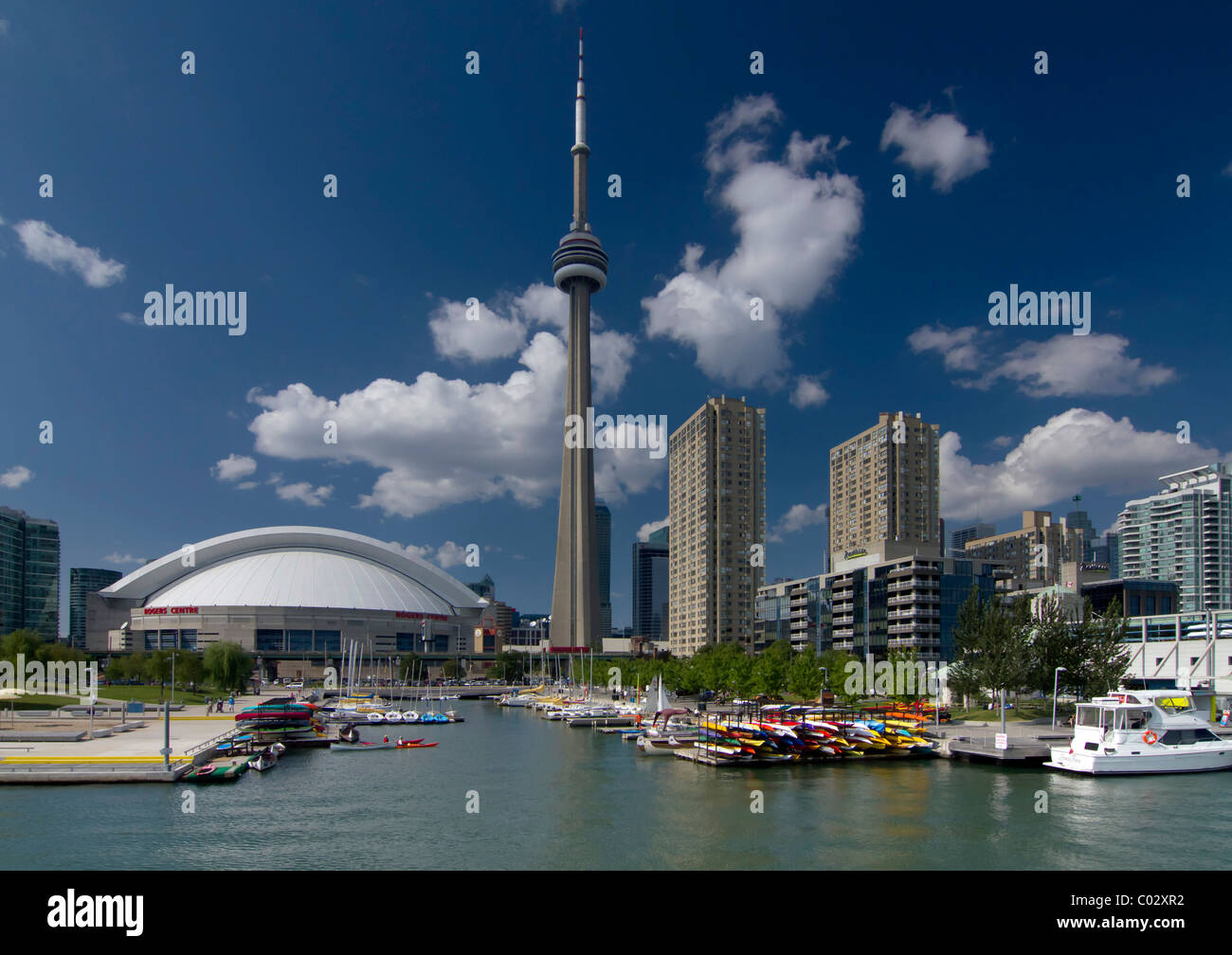 Skyline di Toronto, Ontario, Canada Foto Stock