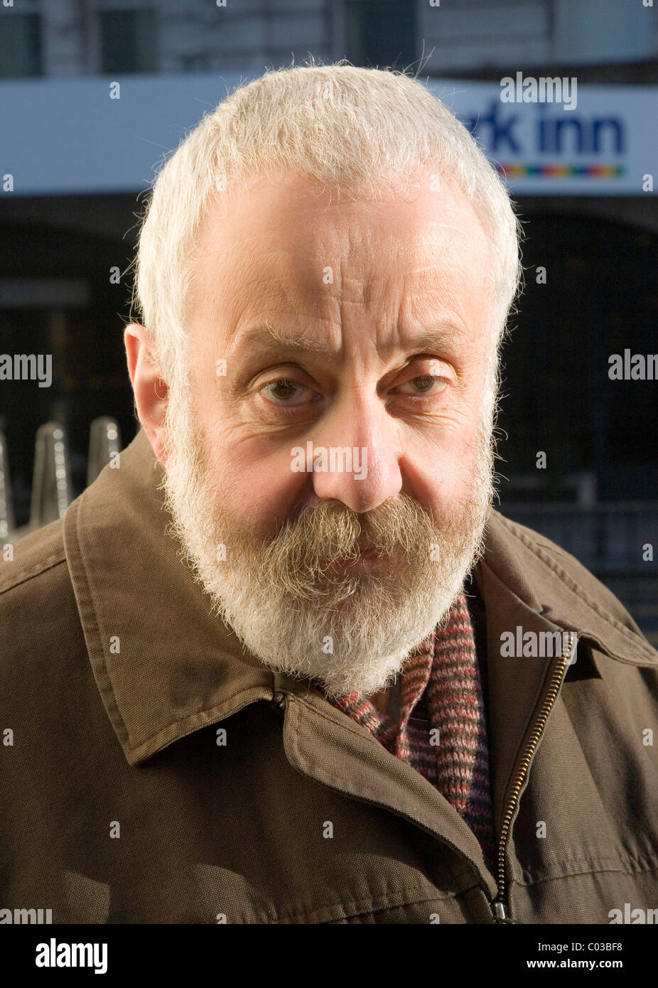 Mike Leigh-Film Director Foto Stock