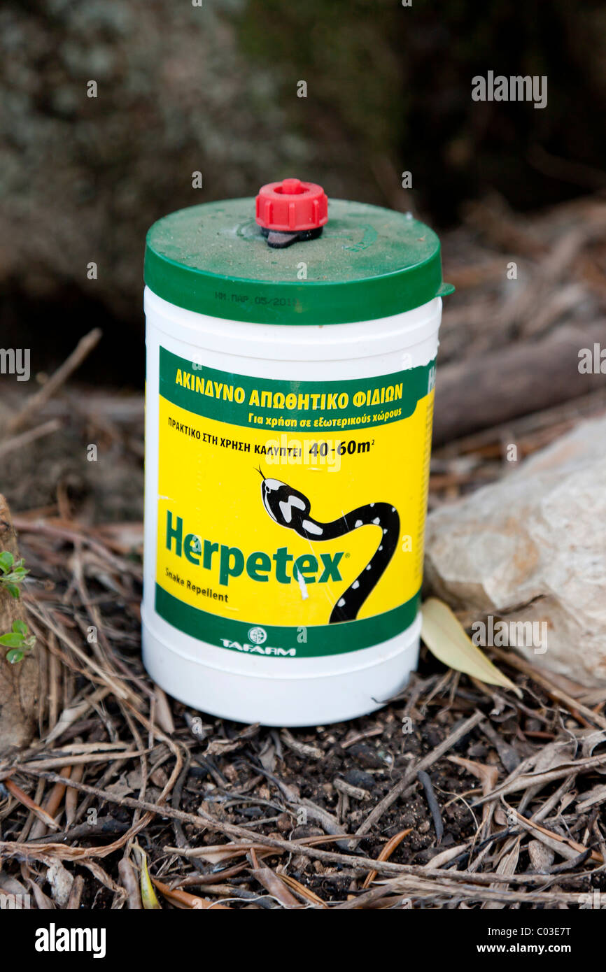 Herpetex repellente di serpente Foto Stock