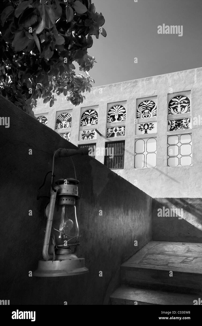 Vecchia casa in Dubai Foto Stock