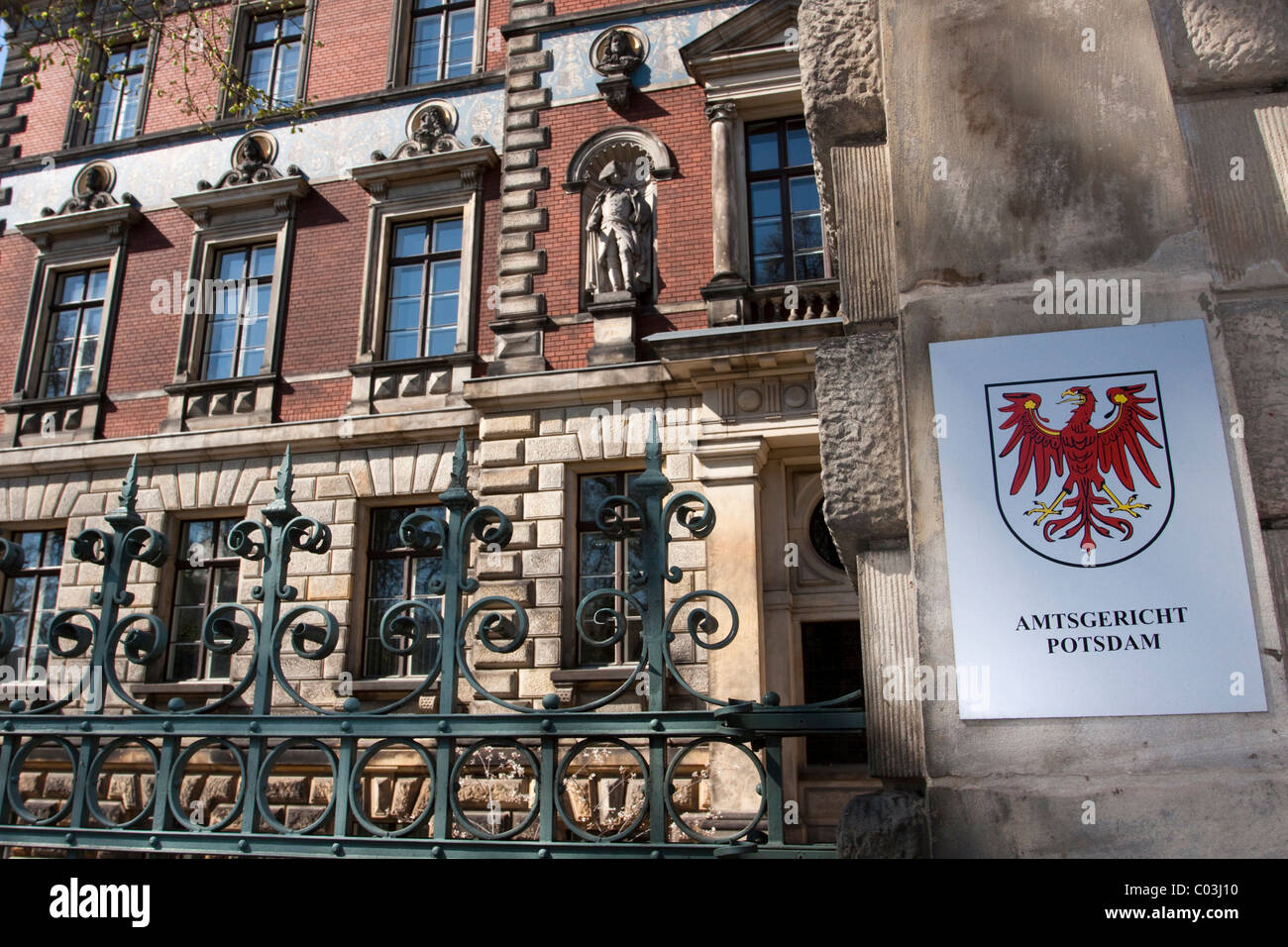 Amtsgericht, locale corte distrettuale di Potsdam, Brandeburgo, Germania, Europa Foto Stock