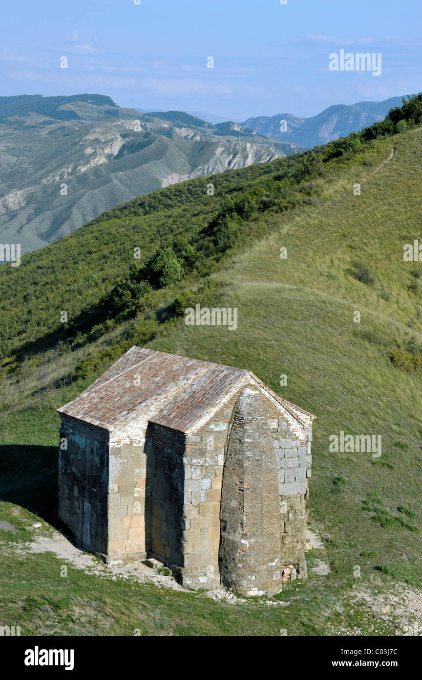 Basilica dal IV secolo in Tochti, luogo della proclamazione del Cristianesimo come religione di stato della Georgia nel 337 d.c. Foto Stock