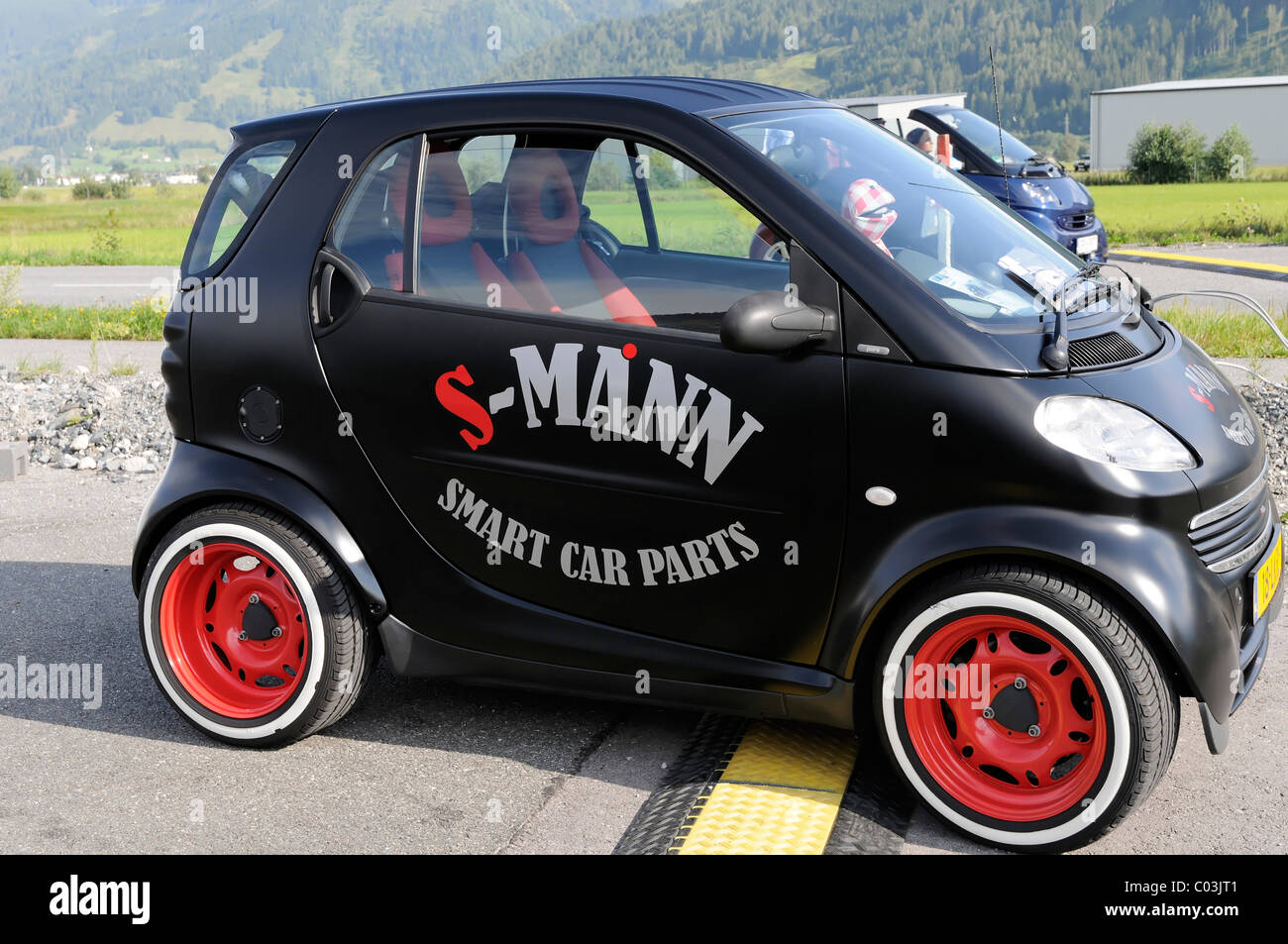 Smart fortwo edizione speciale modello, Smart volte 2010, festival di auto, Zell am See, Salisburgo, Austria, Europa Foto Stock