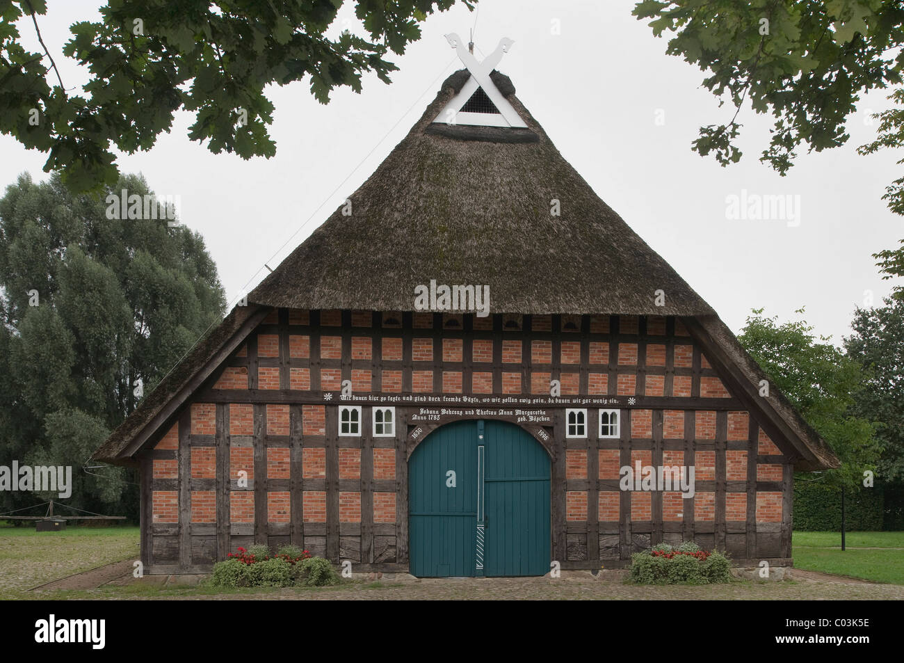 Patrimonio Sottrum House, sala restaurata casa Wuemme, Rothenburg distretto, Bassa Sassonia, Germania, Europa Foto Stock