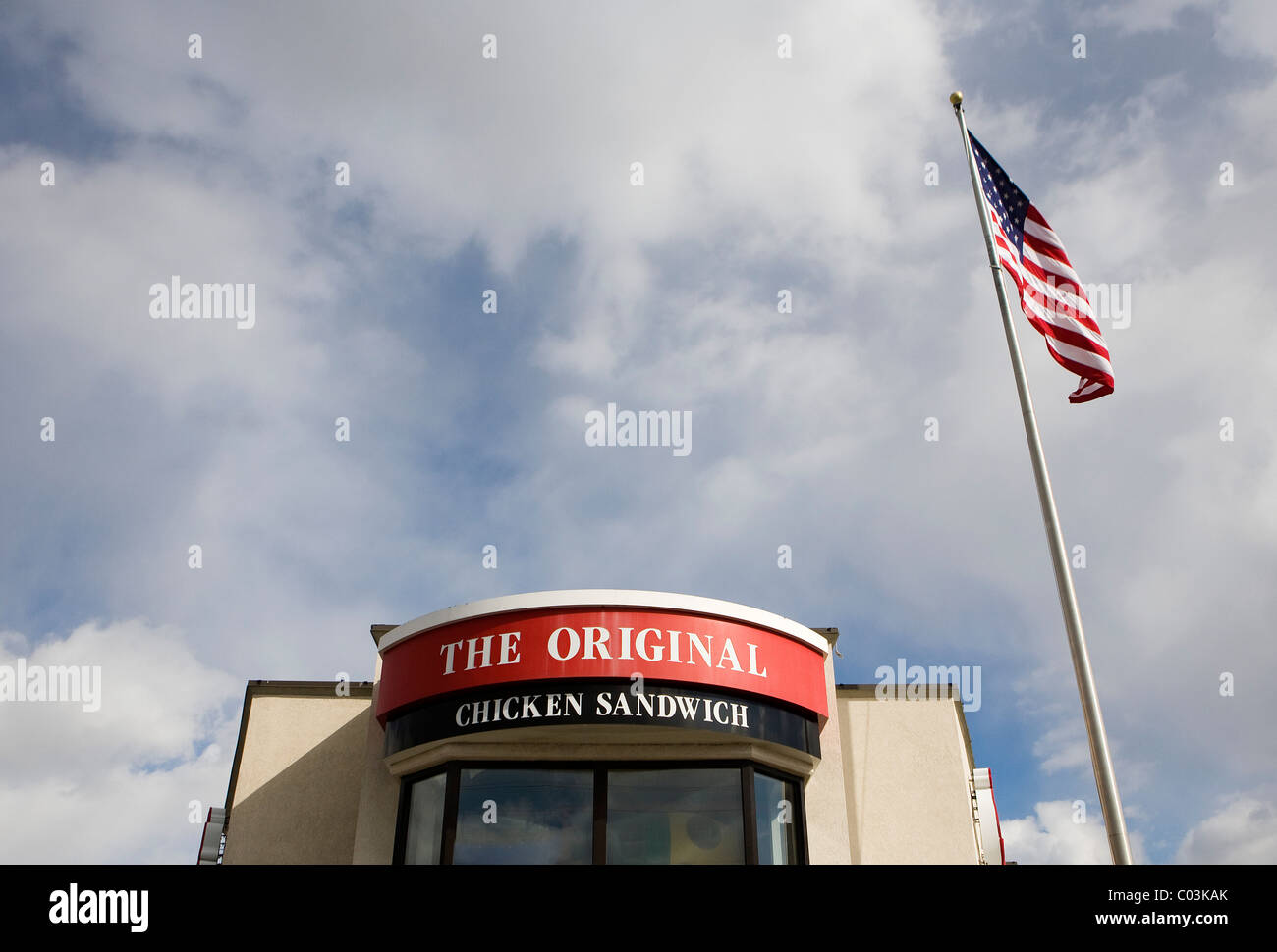 Un Chick-Fil-un ristorante fast food. Foto Stock