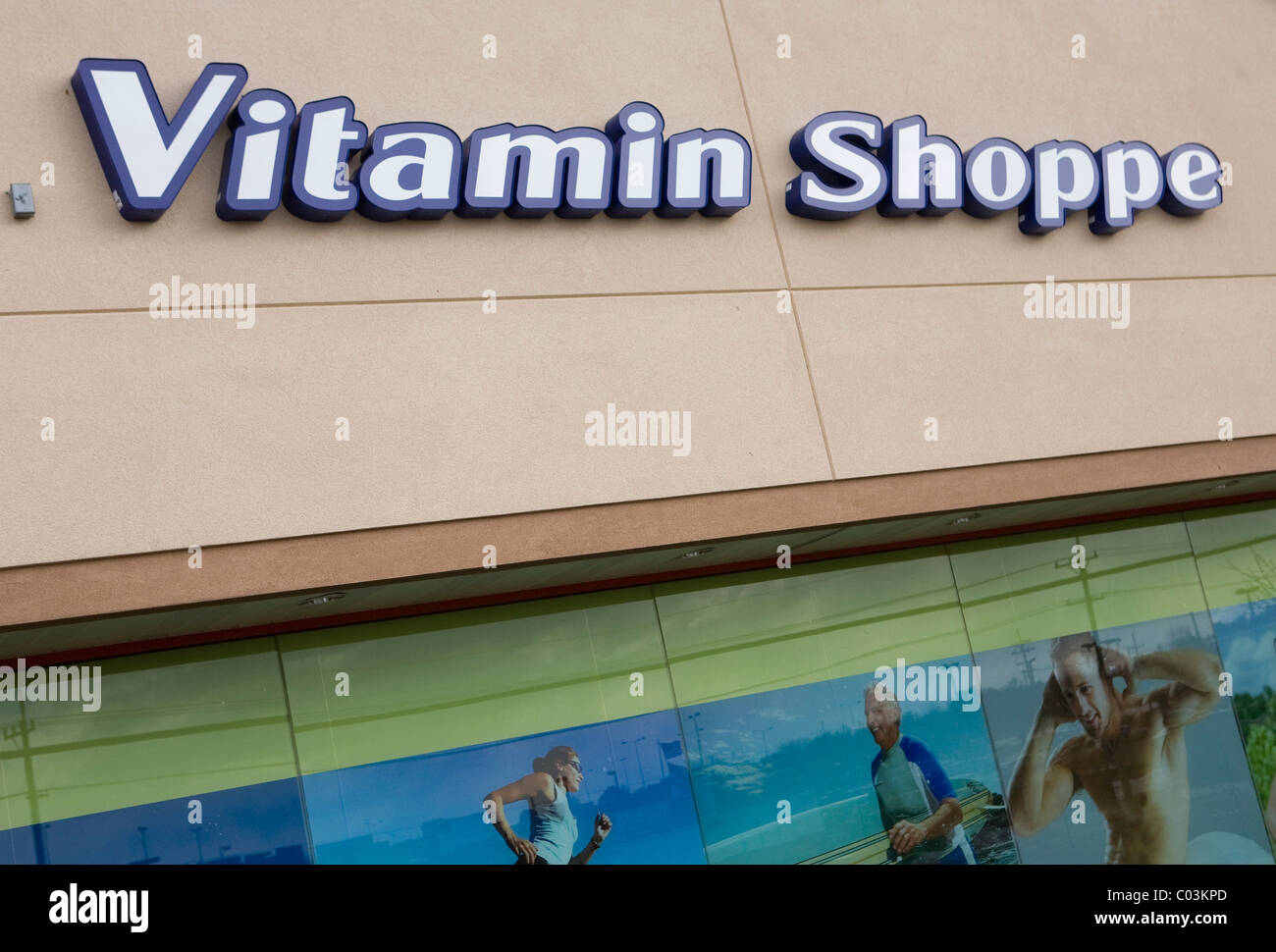 Una vitamina Shoppe store. Foto Stock
