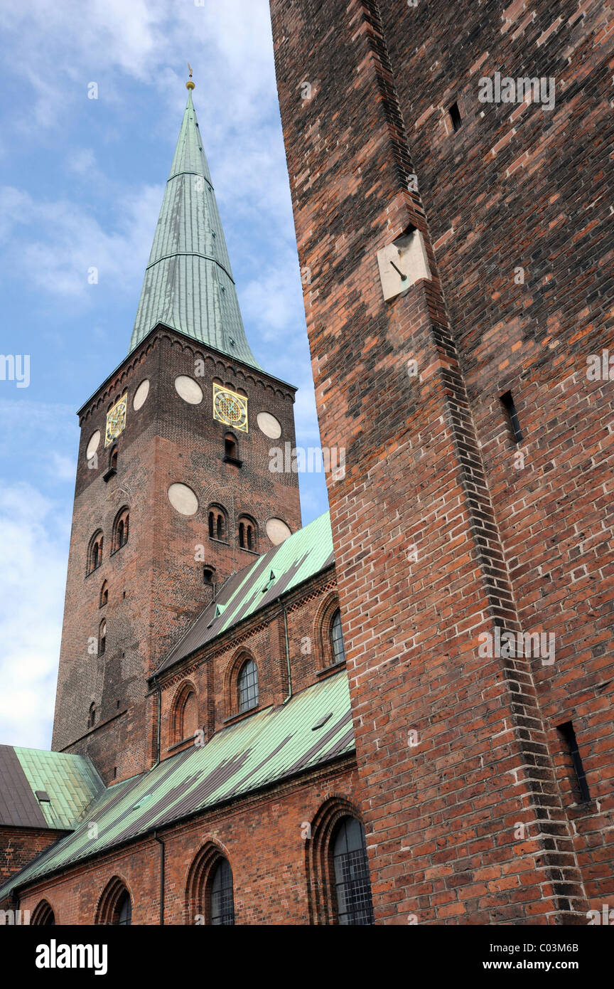 Cattedrale di Aarhus, o alla convenzione di Århus Aarhus, Jutland, Danimarca, Europa Foto Stock