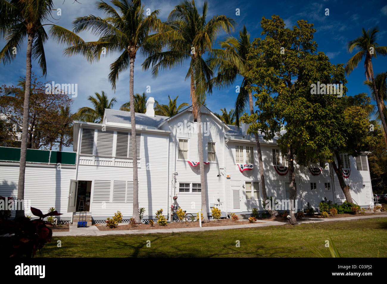 L'Harry S Truman Little White House, Key West Florida Foto Stock