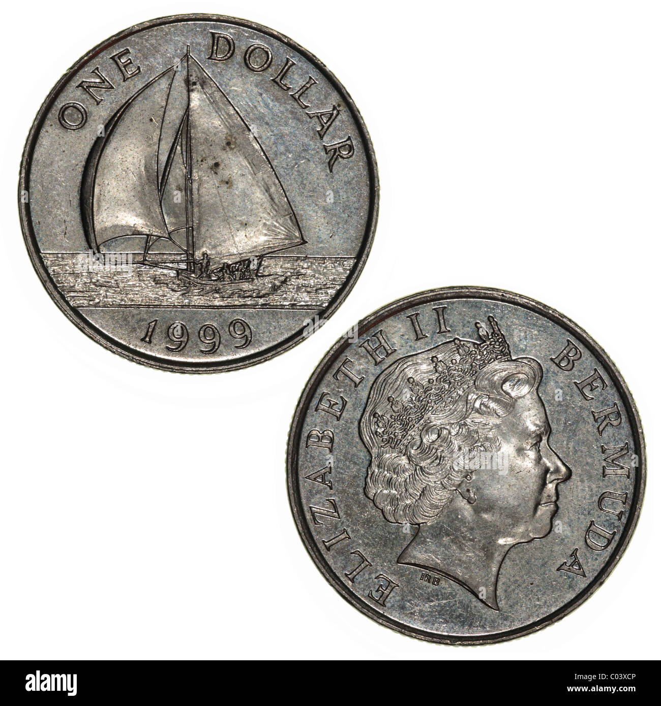 Moneta di Bermuda Foto Stock