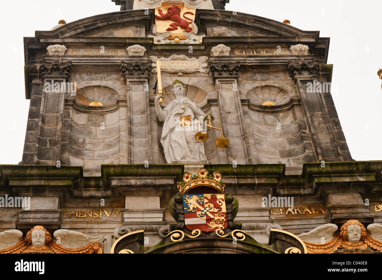 Raadhaus town hall di Delft Foto Stock