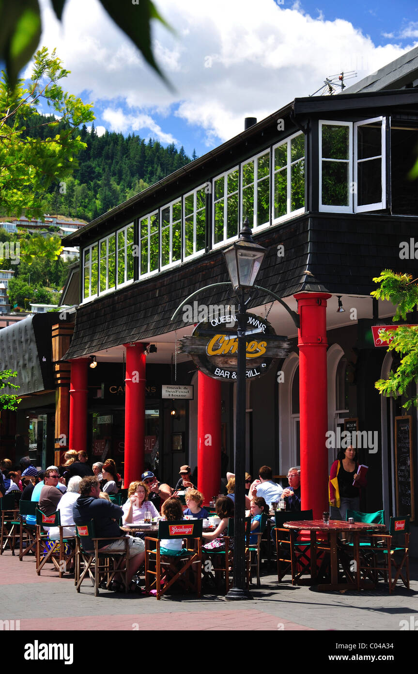 Chico's Restaurant & Bar, Queenstown Mall, Queenstown, Regione di Otago, Isola del Sud, Nuova Zelanda Foto Stock