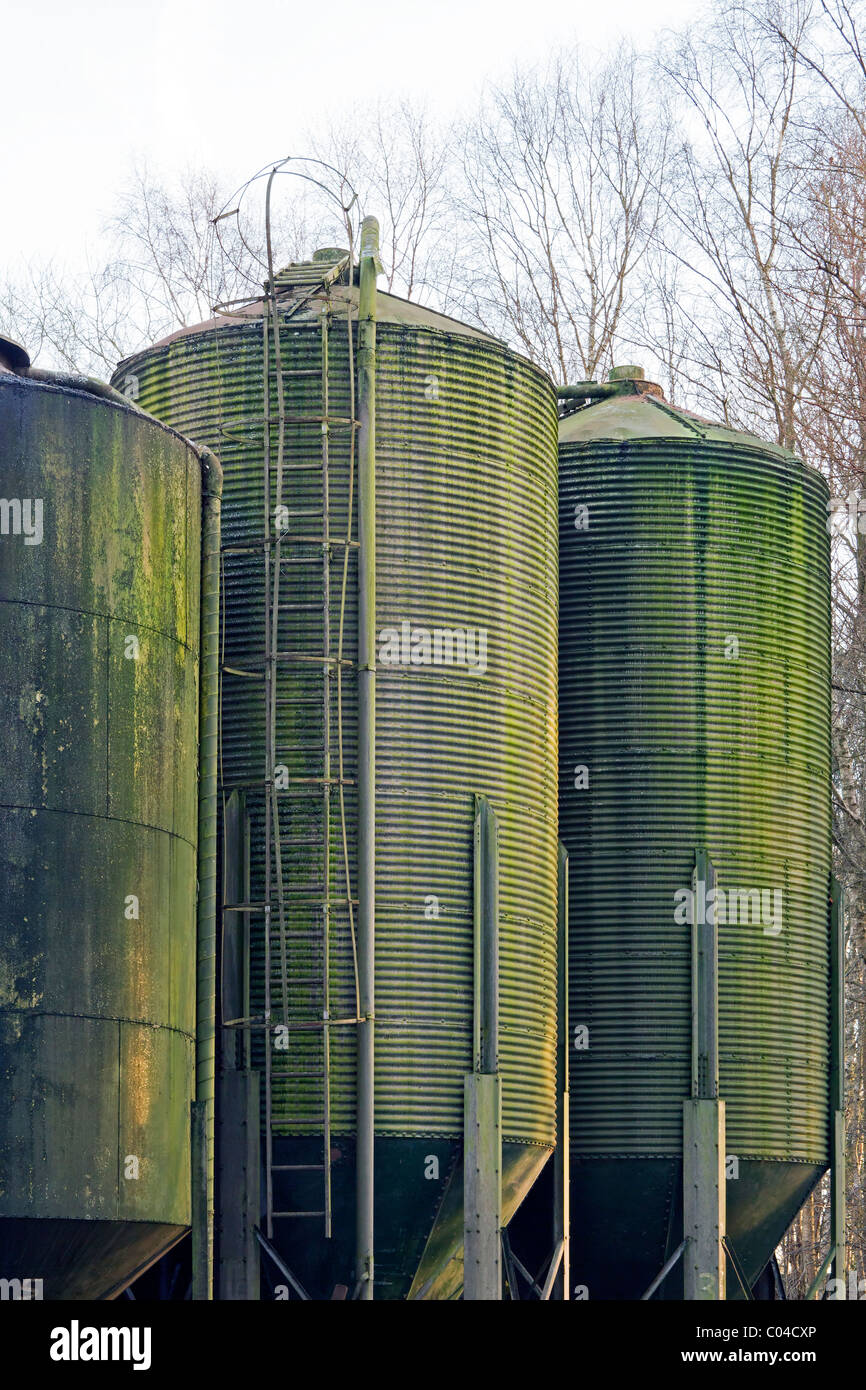 Silo di stoccaggio Foto Stock