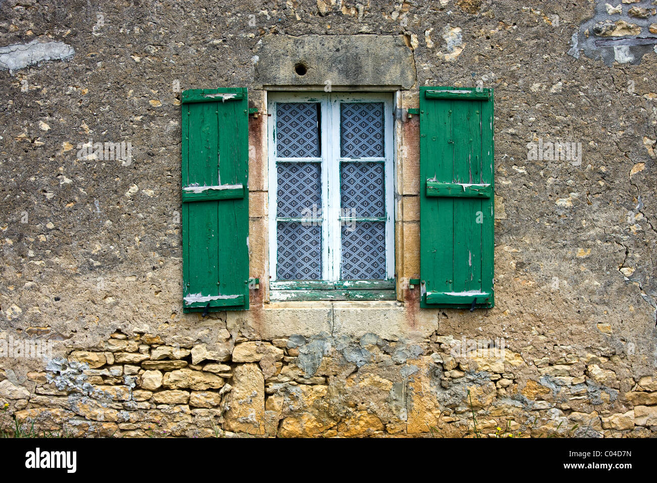 Tipica architettura francese in Montignac in Dordogne Francia Foto Stock