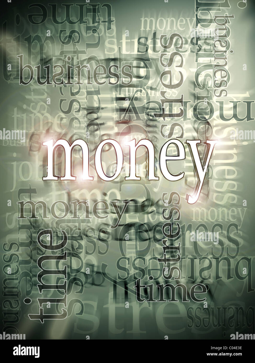I soldi che fanno concetto illustrazione Foto Stock