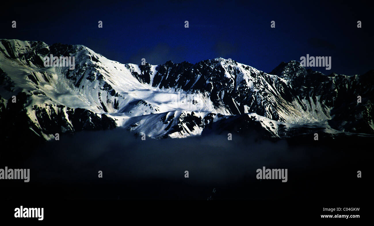 Kawa Dampa montagna in Meili mountain range sul confine di Yunnan e Tibet. Foto Stock