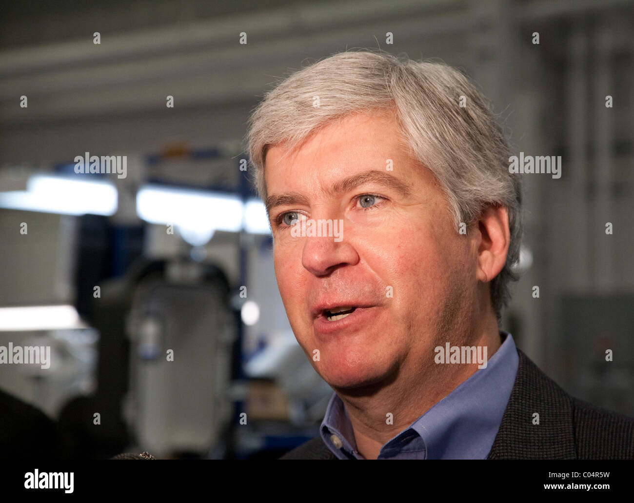 Michigan governatore Rick Snyder Foto Stock