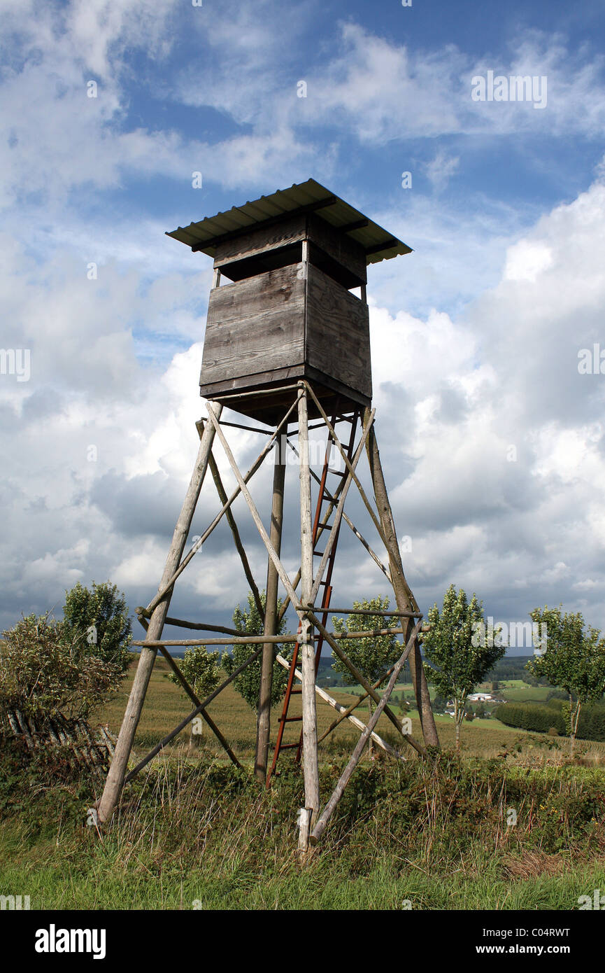 Ricerca di una riserva naturale in St-Vith in Belgio in Europa Foto Stock