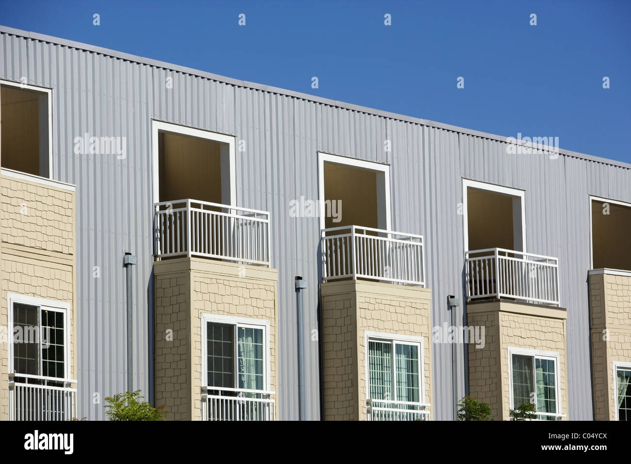 Un nuovo sviluppo urbano di urban loft Foto Stock