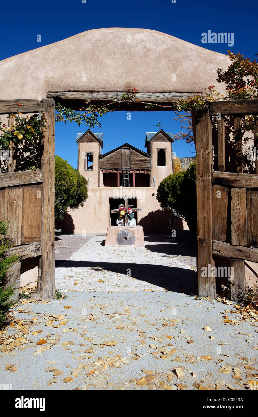 Il El Santuario De Chimayo santuario di Chimayo, Nuovo Messico. Foto Stock