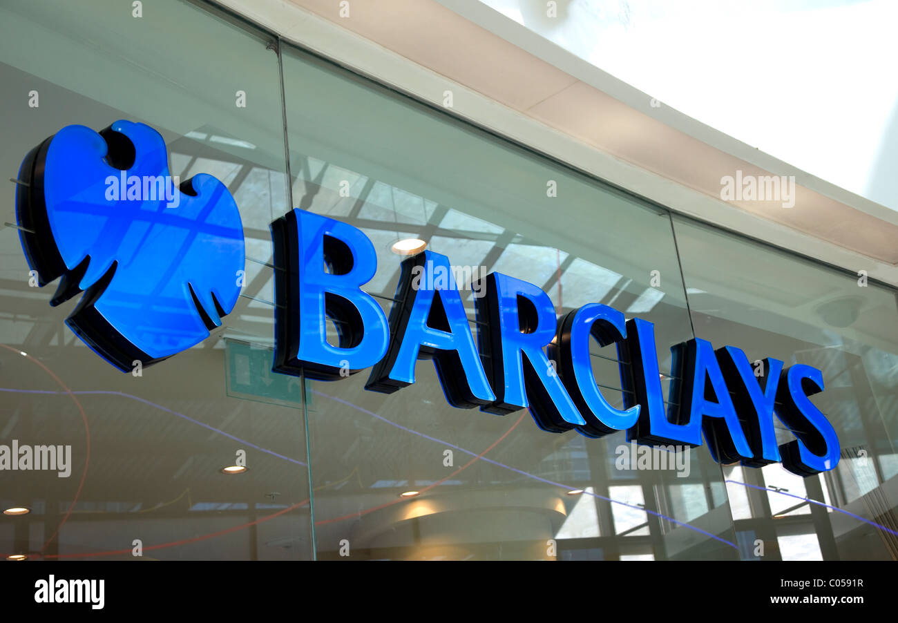 Barclays Bank segno del logo Foto Stock