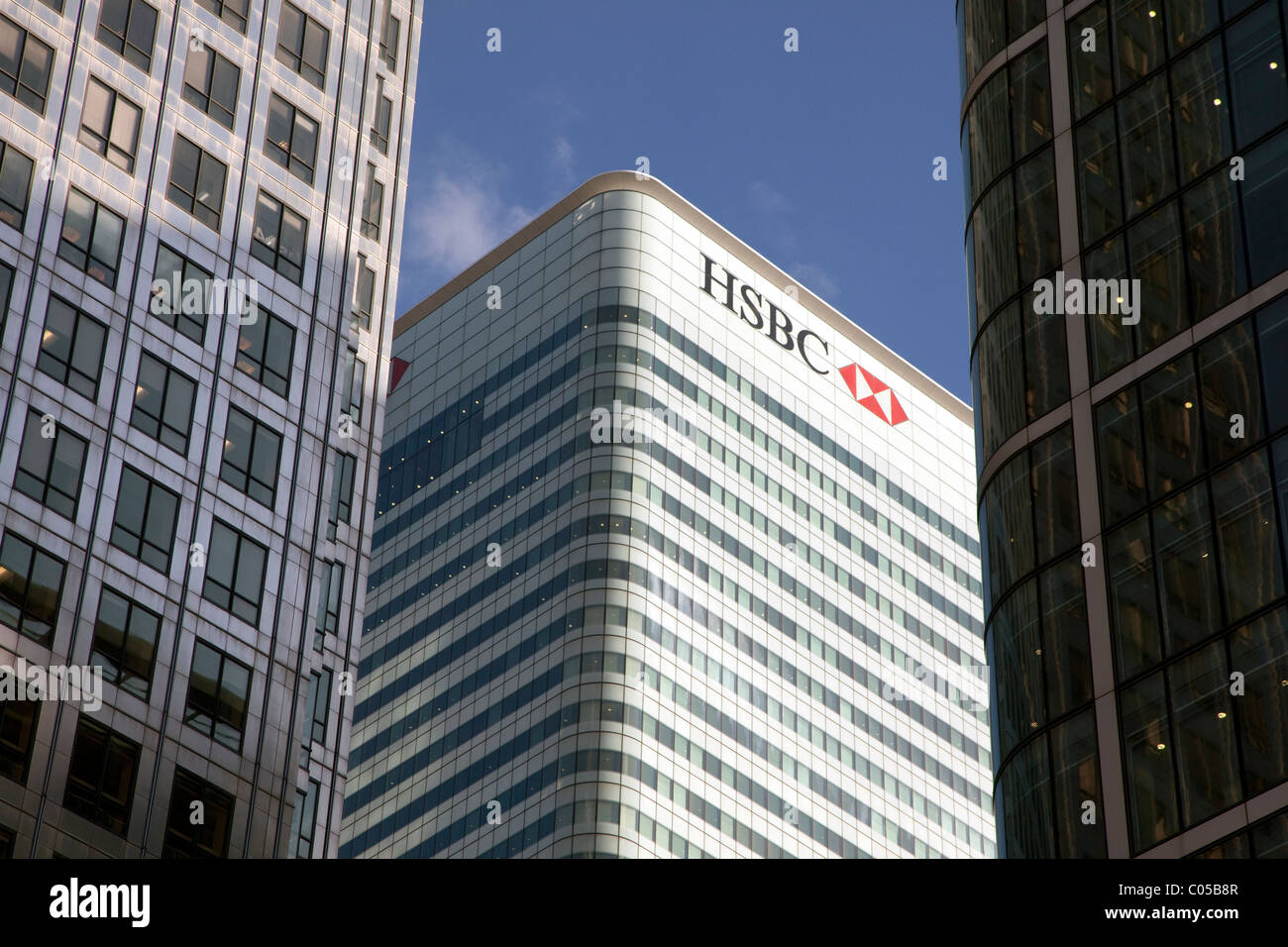 HSBC Bank Building a Canary Wharf, Londra Foto Stock
