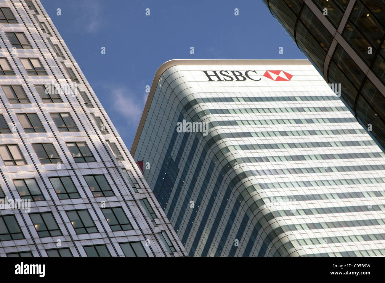 HSBC Bank Building a Canary Wharf, Londra Foto Stock