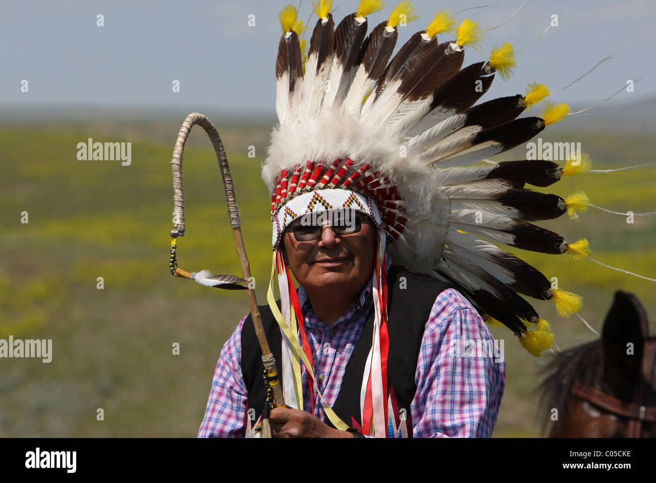 Battaglia di Little Big Horn Foto Stock