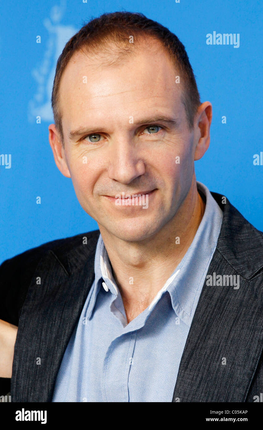 RALPH FIENNES CORIOLANUS PHOTOCALL il Grand Hyatt Berlin Germania 14 Febbraio 2011 Foto Stock