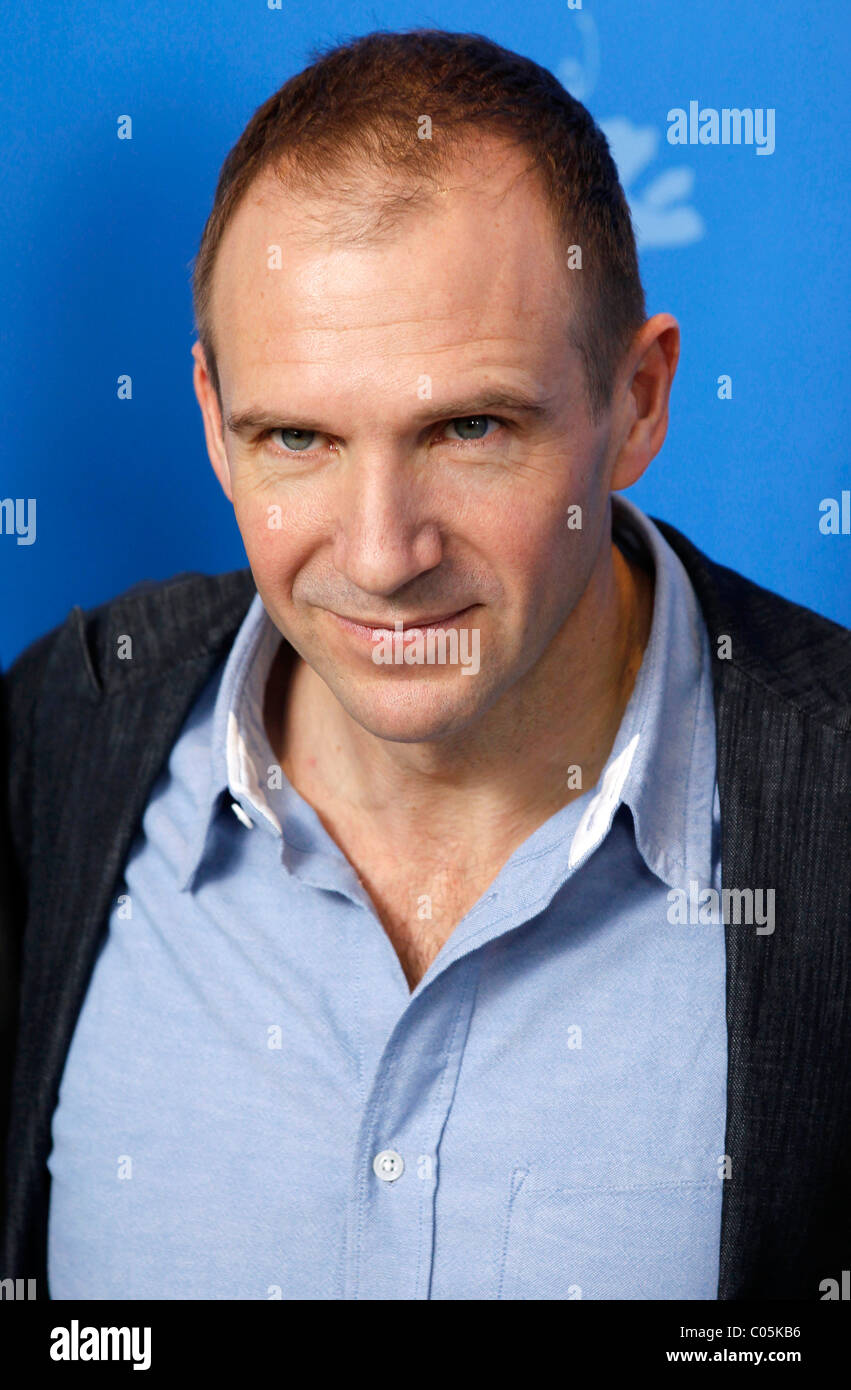 RALPH FIENNES CORIOLANUS PHOTOCALL il Grand Hyatt Berlin Germania 14 Febbraio 2011 Foto Stock