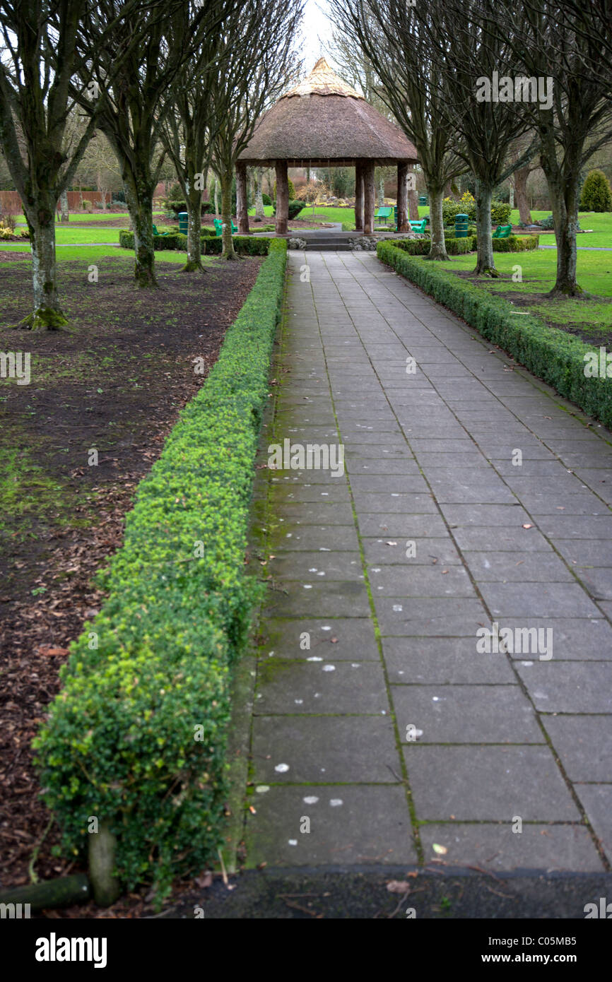Adare parco cittadino, County Limerick Irlanda Foto Stock