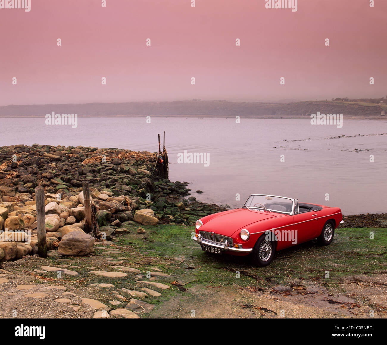 MGB Roadster, circa 1970 Foto Stock