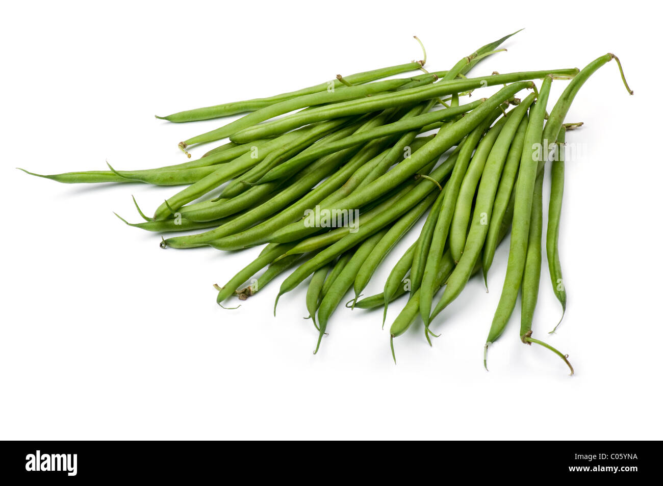 Oggetto su bianco - cibo bean francese Foto Stock