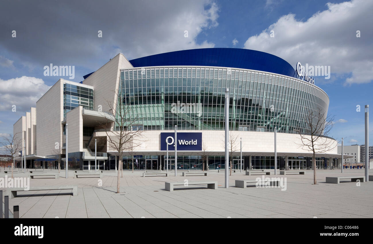 O2 World, multi-purpose arena, Friedrichshain di Berlino, Germania, Europa Foto Stock