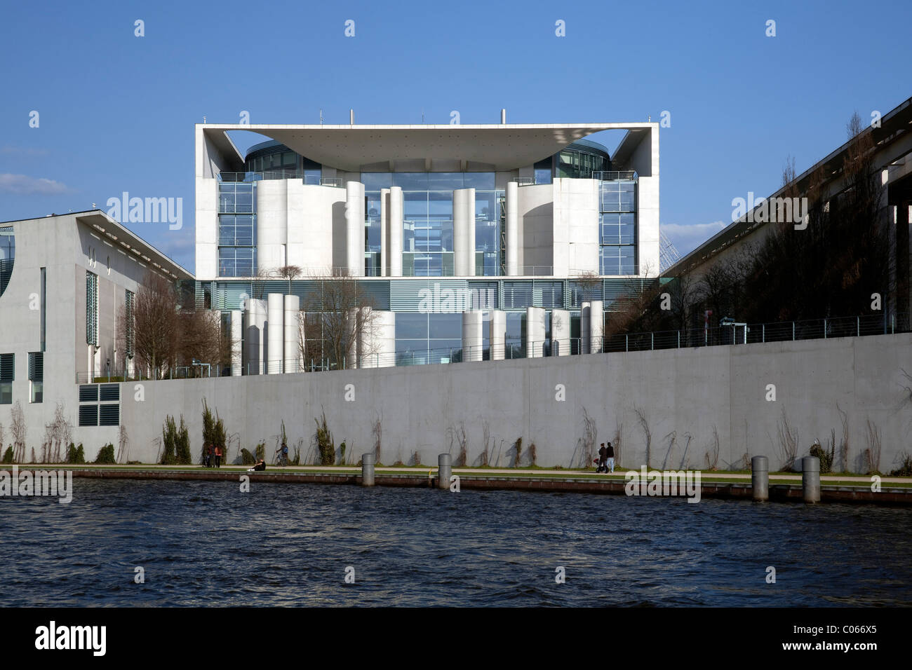 Cancelleria federale, Berlin-Mitte, Berlino, Germania, Europa Foto Stock