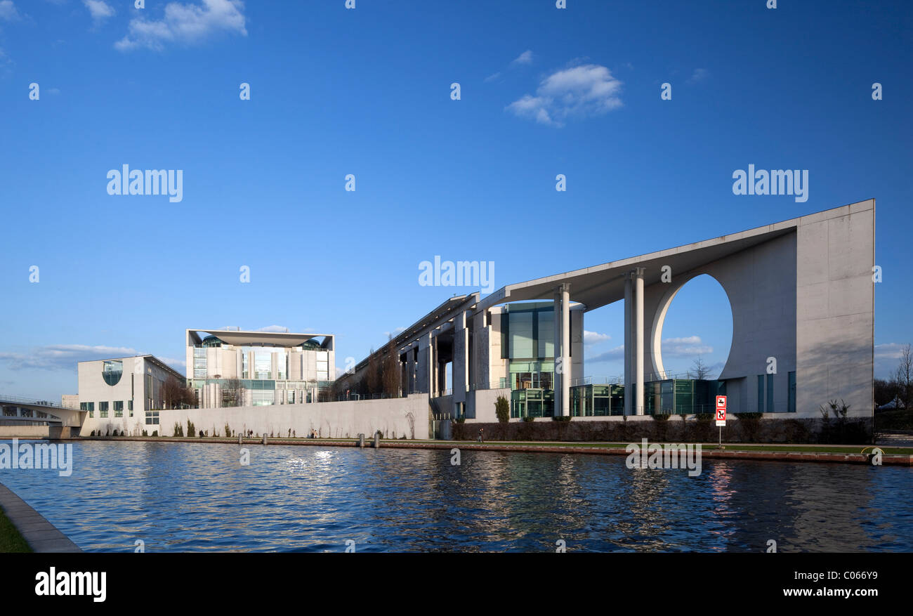 Cancelleria federale, Berlin-Mitte, Berlino, Germania, Europa Foto Stock