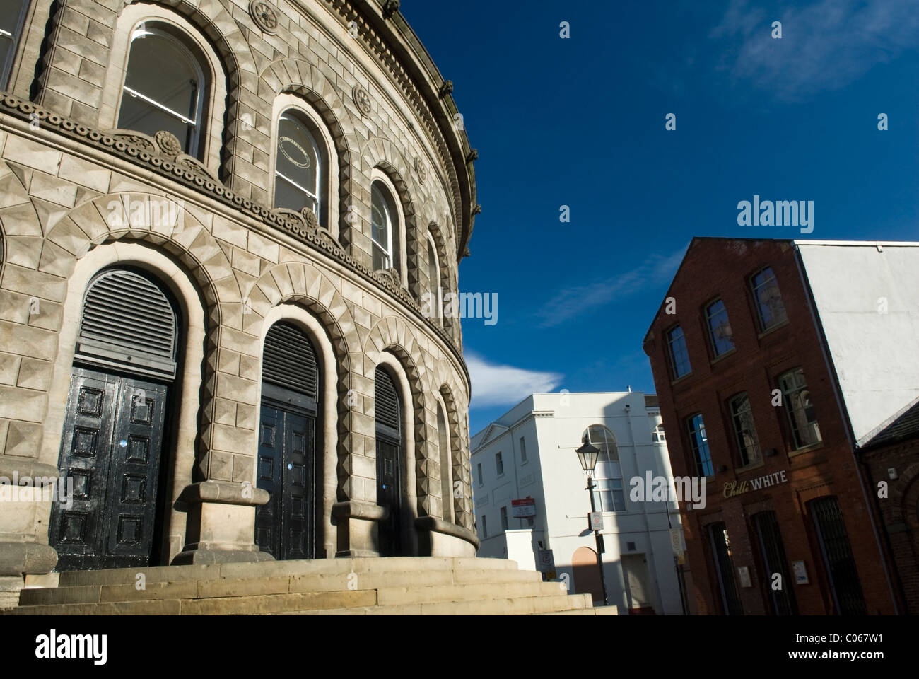 Il Corn Exchange, un edificio storico a Leeds, West Yorkshire, Inghilterra. Foto Stock