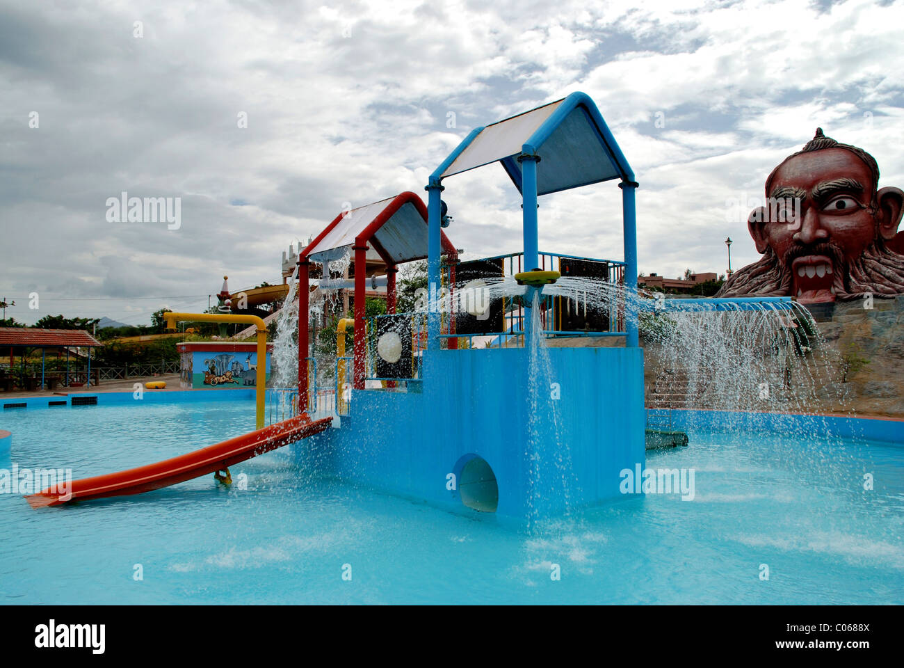 Epoca araba di Aladdin in bay watch water theme park,kanyakumari,tamilnadu,l'india. Foto Stock