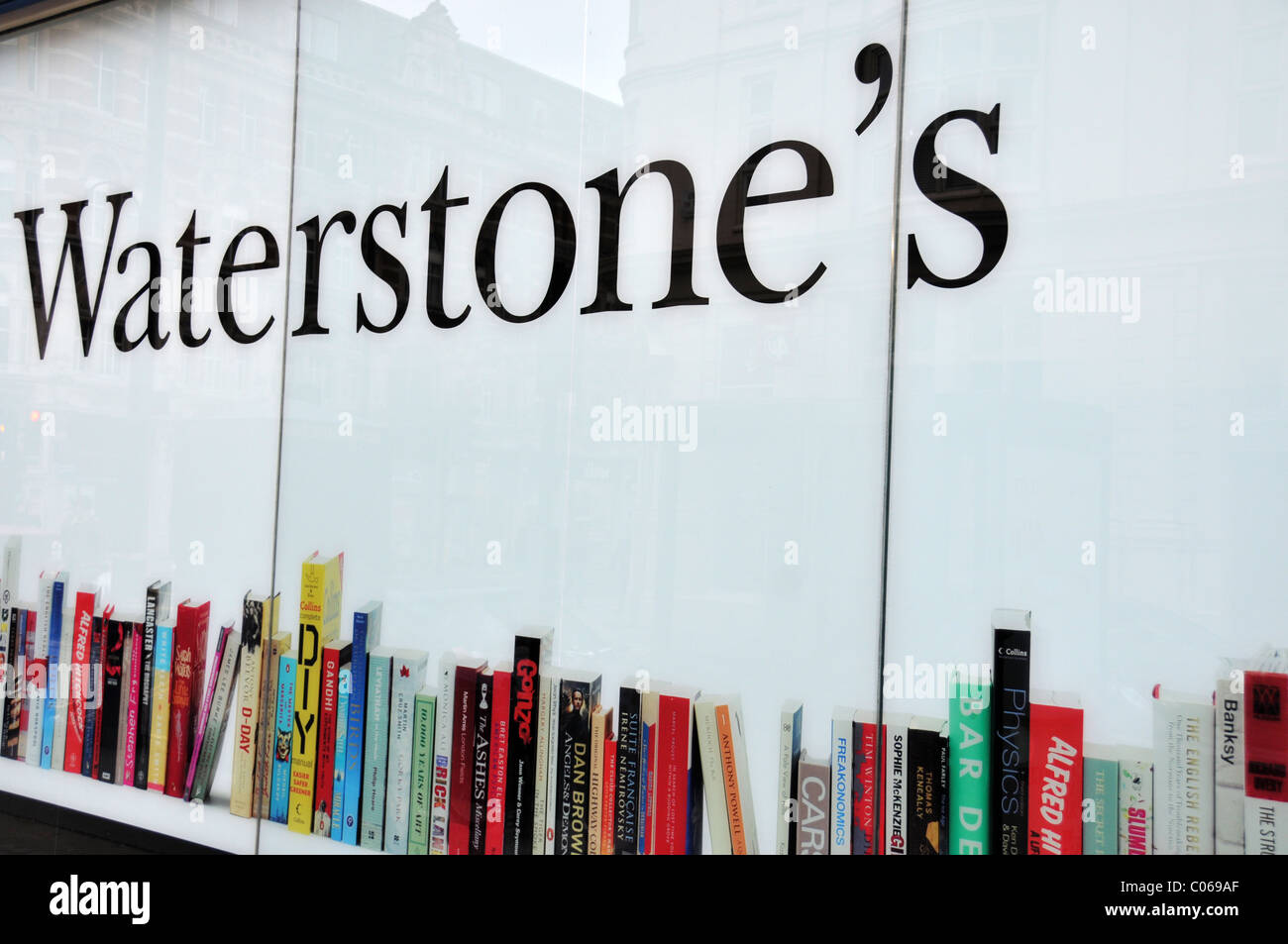 Waterstone's Bookshop libri letteratura Foto Stock