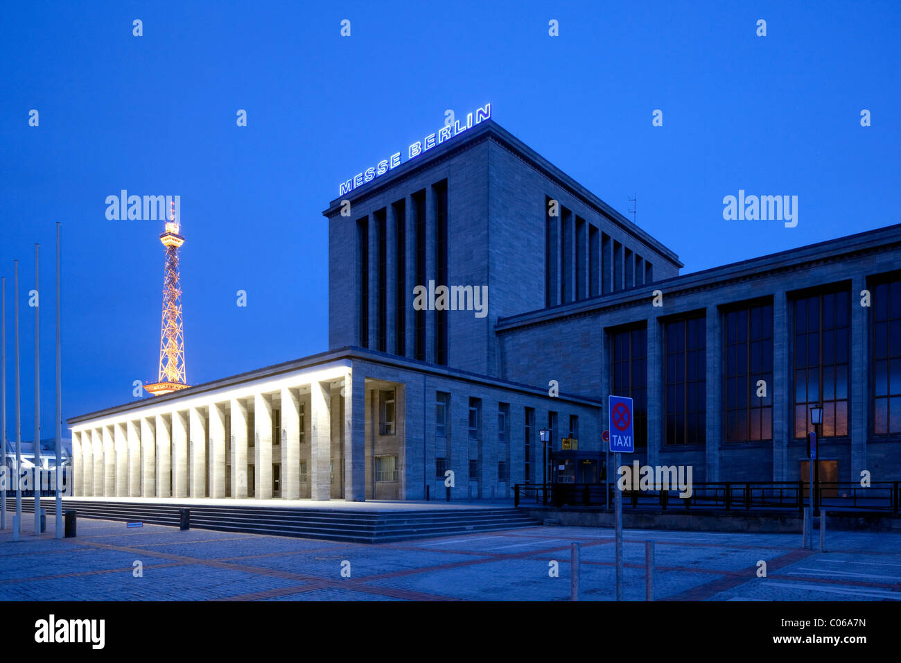 Messe Berlin centro fieristico, Charlottenburg di Berlino, Germania, Europa Foto Stock