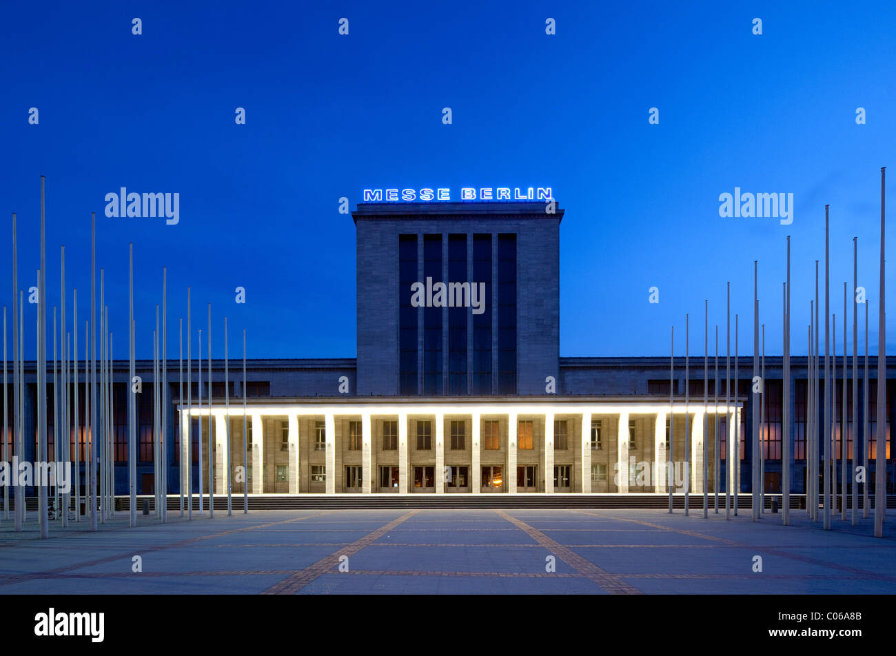 Messe Berlin centro fieristico, Charlottenburg di Berlino, Germania, Europa Foto Stock