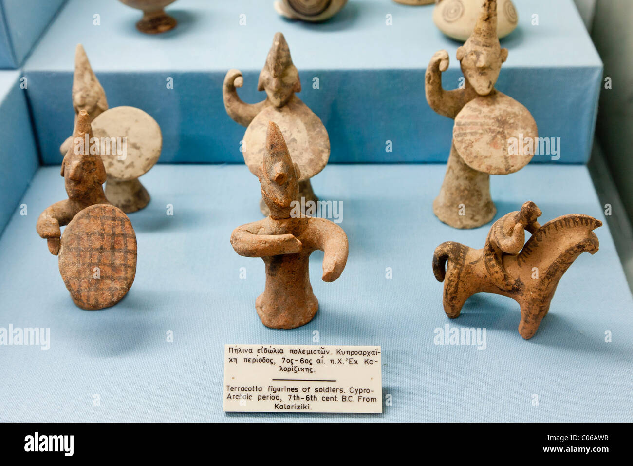 Arte antica, Kourion-Museum in Episkopi, Cipro del Sud, greca di Cipro, Europa meridionale Foto Stock