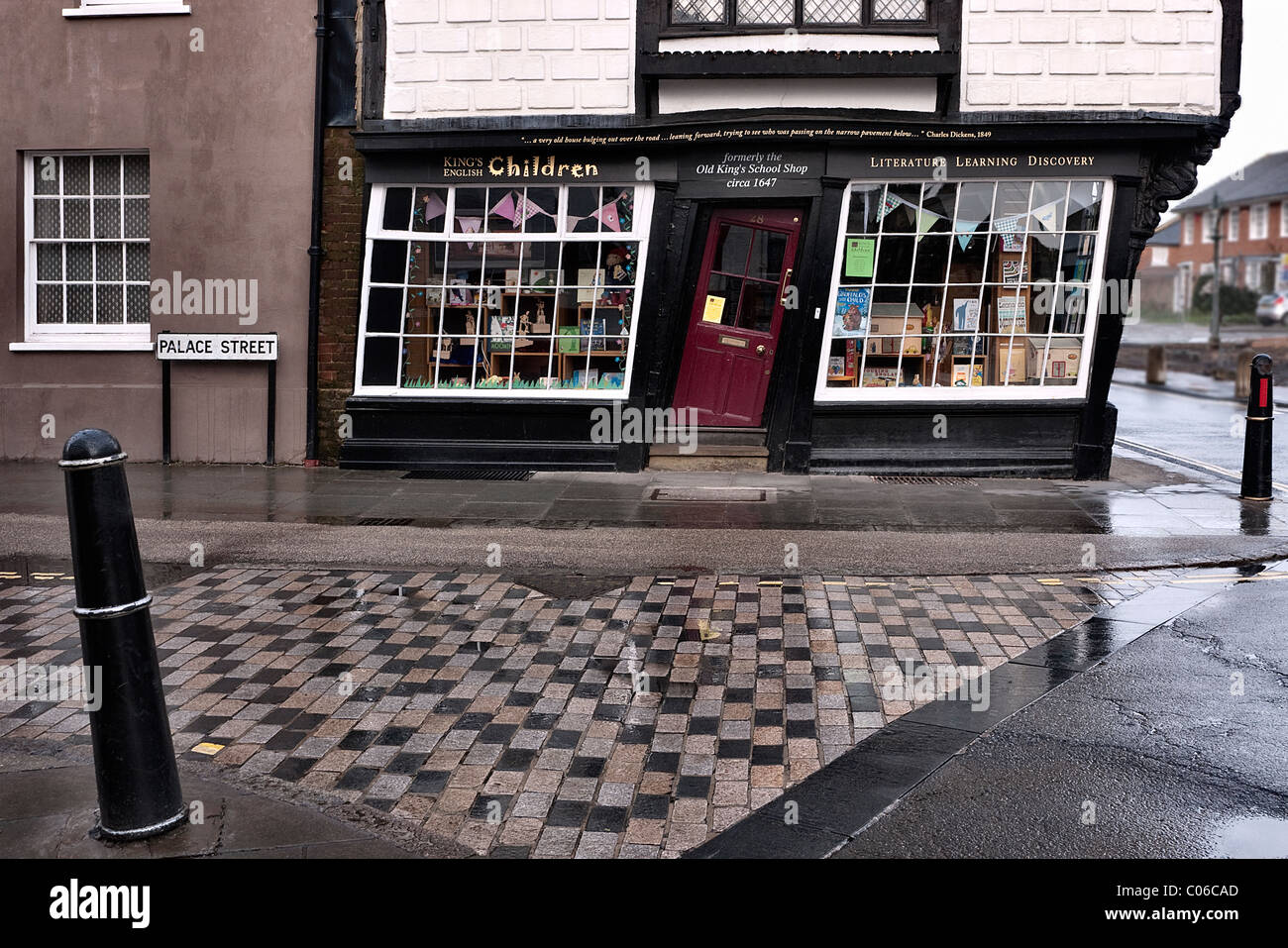 Old Kings School shop 1647 Palace Street Canterbury Kent REGNO UNITO Foto Stock