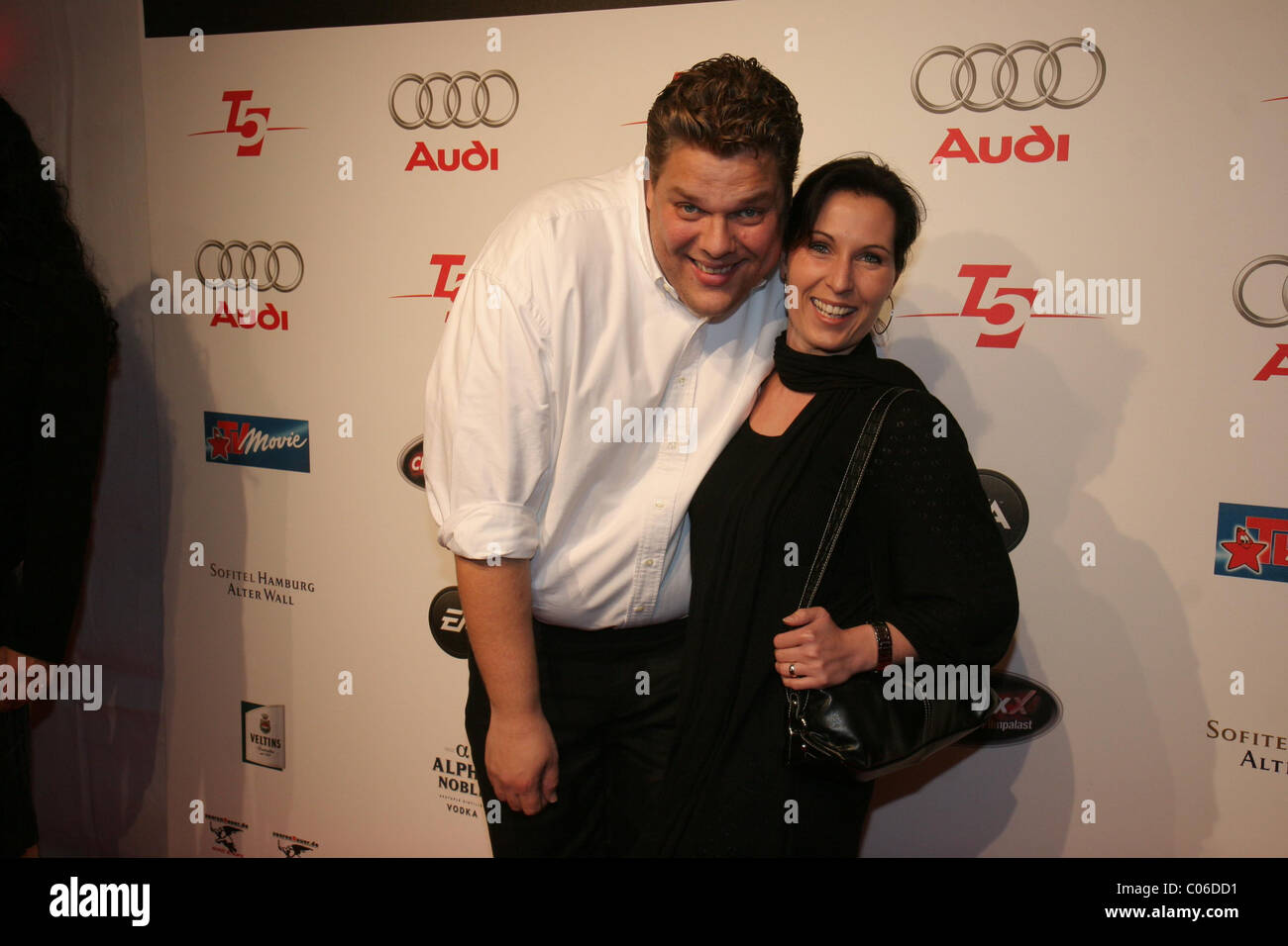 Tetje Mierendorf, Cornelia Mierendorf "Wir lieben Kino - Director's Cut' party presso il Sofitel Hotel Hamburg, Germania - 30.09.07 Foto Stock